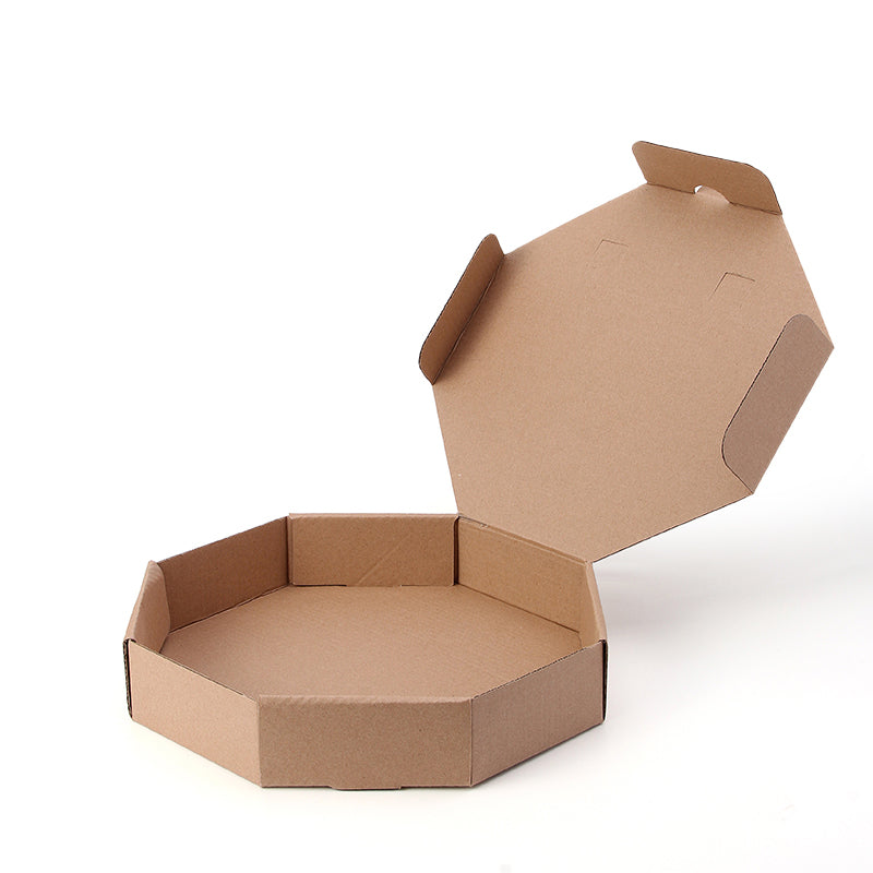 Take Out Container Pizza Corrugated Kraft Keeps Pizza Fresh Box