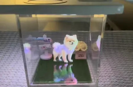 Pet Hologram Interactive Memorial Box - 3D Holographic Projector to Keep Your Pet's Memory Alive Forever